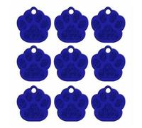 Wholesale Lot de 100 plaques d'identification pour animaux de compagnie Plaque d'identification personnalisée gravée pour chat et chien Plaque d'identification pour animal domestique en aluminium