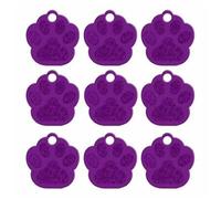 Wholesale Lot de 100 plaques d'identification pour animaux de compagnie Plaque d'identification personnalisée gravée pour chien chat plaque d'identification pour animal domestique en aluminium