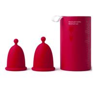 Whoop·de·doo Menstrual Cup Duo Pack Coupe menstruelle Red