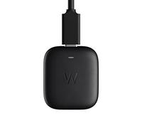 WHOOP SuperKnit Luxe - Compatible avec WHOOP One, Peak et Life - Bracelet capteur de Fitness et de santé performant, Confortable et Durable - Métaux Premium, Obsidienne