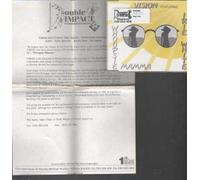 WHOOPSIE MAMMA CD UK PYLON 1995 3 TRACK 7" VERSION WITH FOLDED A4 PRESS RELEASE AND PROTER'S STICKER ON CASEB/W 12" VERSION AND EVERYONE GOT TO BE FREE (PYLCD1) SLIGHT STAINING TO PRESS RELEASE