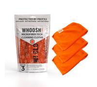 Whoosh! Chiffons microfibre Premium XL - Lot de 3 antimicrobiens 35,6 x 35,6 cm