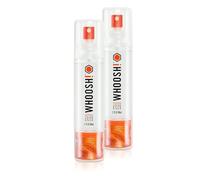Whoosh ! Grab GO Spray nettoyant pour tous types d'écran I n'endommage pas I Sans alcool I sans ammoniaque I 80ml avec linge antimicrobien 7X10cm.