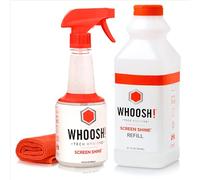 WHOOSH! Kit Nettoyant Écran OLED Pro 500 ML + Recharge 1 L Screen Shine avec Chiffon Microfibre - sans Traces, sans Alcool, Non Toxique - pour TV, Smartphones, Tablettes & Ordinateurs