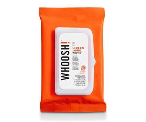 WHOOSH! Screen Shine - Disposable Anti-microbes Wipes, Suitable for Every Screen, Eliminate Dirt, Dust, Moths and Stains, Certified Non-toxic Product, Cleaning and Hygiene - 20 Pieces + 1 Cloth
