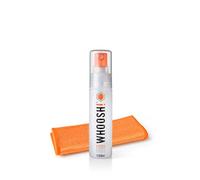 WHOOSH! Spray Nettoyant Lunettes Et Écran Go 30 ml Pour Téléphone Voiture Ordinateur Portable Avec Chiffon Microfibre Sans Traces Format Poche Rechargable Et Approuvé Voyage