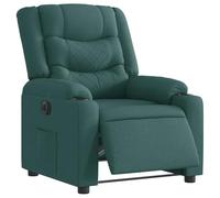 WHOPBXGAD Electric Recliner Chair, Power Lift Recliner Sofa with Massage and Heat, Adjustable Positions, Dark Green Fabric, Comfortable for Living Room, Bedroom, Elderly and Home Theater Seating