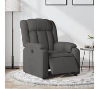WHOPBXGAD Electric Recliner Chair with Power Lift, 135 Degree Tilt, Soft Fabric, Dark Grey, for Living Room and Bedroom, Massage Chair Alternative, Max Load 110kg