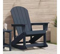 WHOPBXGAD HDPE Adirondack berçante Classique Bleu Marine 92x73.5x92 cm