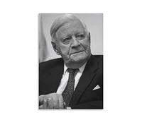 WHOPD Helmut Schmidt Tableau pour décoration de salon, chambre à coucher, peinture sans cadre (60 x 90 cm, sans cadre)