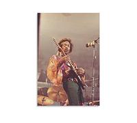 WHOPD Jimi Hendrix Singer Poster Room Decor for Teens Girls Wall Art Home Decor Kitchen Decor Sans cadre (60 x 90 cm, non encadré)