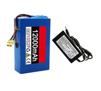 WHOROB 36V 12AH 10S3P Batterie De Remplacement Au Lithium De Vélo Électrique Batterie Lithium Longue Durée Adaptée Aux Vélos Pliants Batterie avec 42V 2A Chargeur