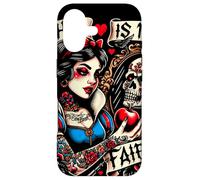 Who's The Fairest ? Tatouage Gothique Punk Princesse des neiges Coque pour iPhone 17
