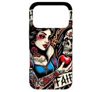 Who's The Fairest ? Tatouage Gothique Punk Princesse des neiges Coque pour iPhone 17 Pro