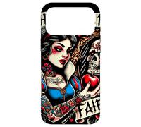 Who's The Fairest ? Tatouage Gothique Punk Princesse des neiges Coque pour iPhone 17 Pro Max