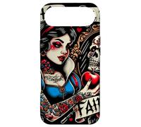 Who's The Fairest ? Tatouage Gothique Punk Princesse des neiges Coque pour iPhone Air