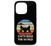 Who's There, Cool Funny Sarcastic Cats Graphic Cool Designs Coque pour iPhone 13 Pro