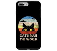 Who's There, Cool Funny Sarcastic Cats Graphic Cool Designs Coque pour iPhone 7 Plus/8 Plus