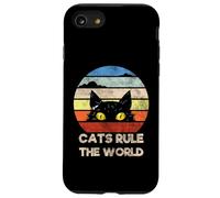 Who's There, Cool Funny Sarcastic Cats Graphic Cool Designs Coque pour iPhone SE (2020) / 7/8