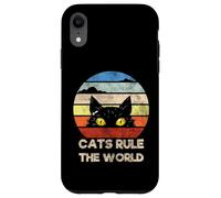 Who's There, Cool Funny Sarcastic Cats Graphic Cool Designs Coque pour iPhone XR