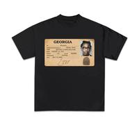 Who's Young Thug T-Shirt en coton imprimé graphique col rond haute qualité manches courtes décontracté Streetwear Y2k hommes vêtements streetwear 0