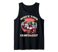 Whos Your CrawDaddy Crawfish Rétro Écrevisses Crawdad Dad Men Débardeur
