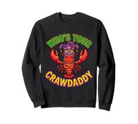 Who's Your Crawdaddy Mardi Gras Perles bouffon d'écrevisses Sweatshirt