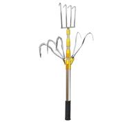 WHRAOY Perche Télescopique Pour Bateau, Crochets À Algues Réglables, Avec 2/3/4 Crochets, Longueur Au Choix : 150-600 cm, Installation Et Rangement Rapides, Pour Annexe,143-600cm