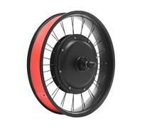 whsiodj Kit de conversion pour vélo électrique 1000 W 48 V Moteur avant sans balais 20" 40 Nm Couple IP54 Étanche avec capteur PAS Écran LCD pour S-Pedelec 45 km/h
