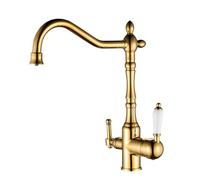 WHSY127 3-in-1 Faucet Elegant Solid Brass with Filter Integration for Home & Kitchen Use Beautiful