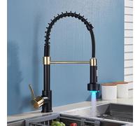 WHSY127 Ceramic Plate Spool Kitchen Faucet Pull Down, High-Temperature Hoses & Magnetic Docking System for Home and Commercial Use Beautiful