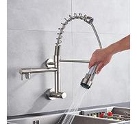 WHSY127 Dual Function Kitchen Faucet with Chrome and Black for Living Beautiful