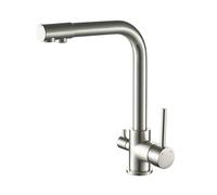 WHSY127 Elegant Black Gold Kitchen Faucet with Brass Construction and Filtered Water for Kitchens Beautiful