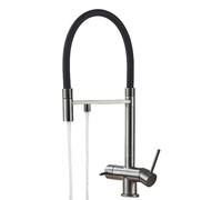 WHSY127 Elegant Dual-Handle Brass Kitchen Faucet with -Resistant for Kitchens Beautiful