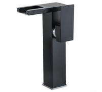 WHSY127 Elegant Single Hole Waterfall Faucet for Stylish Home Decor - High White Color Beautiful