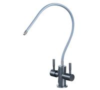 WHSY127 ° Rotating Kitchen Faucet Single Cold Water Filter Tap with Dual Lever for Kitchens Aqiong Beautiful
