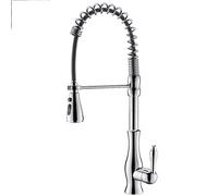 WHSY127 Sleek Pull-Down Sprayer Faucet with Swivel Spout and Dual Function Spray Head - Kitchen Sink Fixture Beautiful