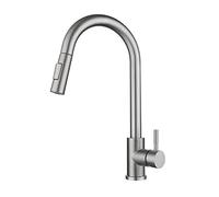 WHSY127 Smart Two-Way Touch Kitchen Faucet with Pull-Out Sensor - Antique Bronze, One-Hole Installation Beautiful