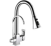 WHSY127 Stylish Multi-Function Kitchen Faucet with Filtration Modes - Black Beautiful