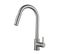WHSY127 Touchless Kitchen Faucet with Pull Down Sprayer Dual Water Modes Stainless Steel Sensor Activated Matte Black Finish for Kitchens Beautiful
