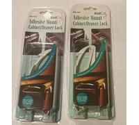 WHT Adhes Lot de 2 verrous de tiroir