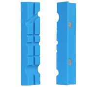 Whtkoph 2x Couvre-mâchoires D'étau Multi Groove Soft Accessories Coussinets de Mâchoires D'étau Polyvalents