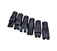 Whtkoph 6 Pièces Convertisseur Connecteur Câble Adaptateur Chargeur Tondeuse PVC Solide Polyvalent Facile à Emporter Convient pour Lampe de Bureau Tondeuse, 6 pièces