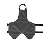 Whtkoph Bande Ventrale pour Chienne en Polyester Imperméable, Respirant et Lavable. Confortable et Dotée d'une Fermeture Adhésive, Elle Est Idéale pour Le, Gris XL