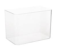 Whtkoph Boîte d'alimentation Transparente et Empilable pour Terrariums à Reptiles, Idéale pour Les Tels Que Les Grenouilles, Les Caméléons, Pas de Couvercle