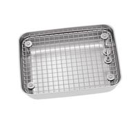 Whtkoph Chatière pour Chinchillas et Cochons d'Inde, avec Grille, Rectangulaire, Facile à Nettoyer, de Qualité Professionnelle et en Acier, Aucune Vis de Fixation