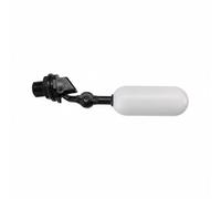 Whtkoph Clapet à Flotteur Composite Automatique Valve de Remplissage d'Eau Mécanisme de Fermeture Étanche Bras Ajustable 225 Degrés Construction PE Silicone, Noir