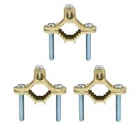 Whtkoph Collier de Serrage pour Tuyau de Mise à La Terre, Connexion de Mise à La Terre, Robuste, Réglable, 1/2" à 1", 3 pièces