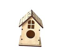 Whtkoph Construisez Votre Propre Nichoir : Nid Suspendu en Bois Robuste pour Petits Oiseaux