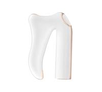 Whtkoph Electric Gua Sha Massager Facial Électrique Outil de Gua Sha Corporel Compact avec Température jusqu’à Quarante- PP Réglable Adapté Aux Soi, blanc